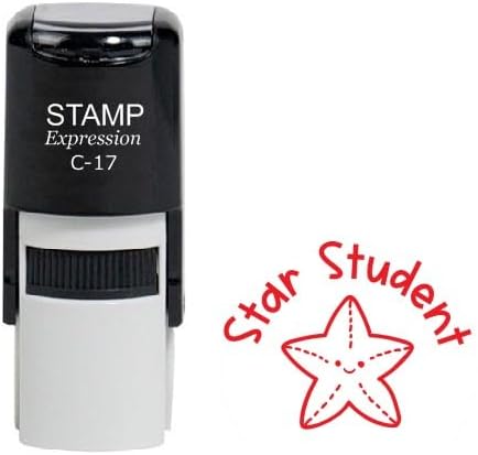 Star Student Round Teacher Stamp (SH-60032)