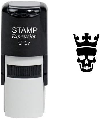 King Skull Self Inking Rubber Stamp (SH-6604)