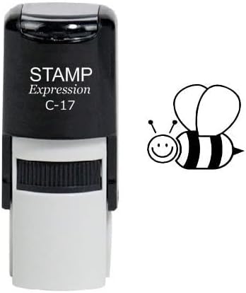 Bee Happy Self Inking Rubber Stamp (SH-6554)