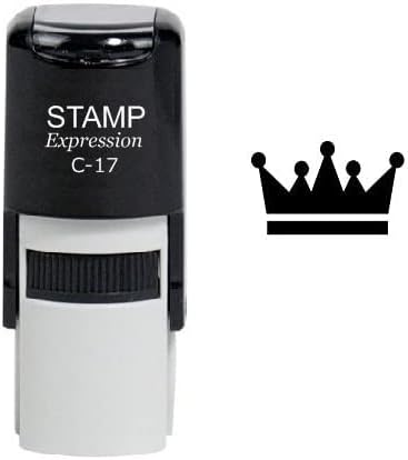 Dark Queen's Crown Self Inking Rubber Stamp (SH-6520)