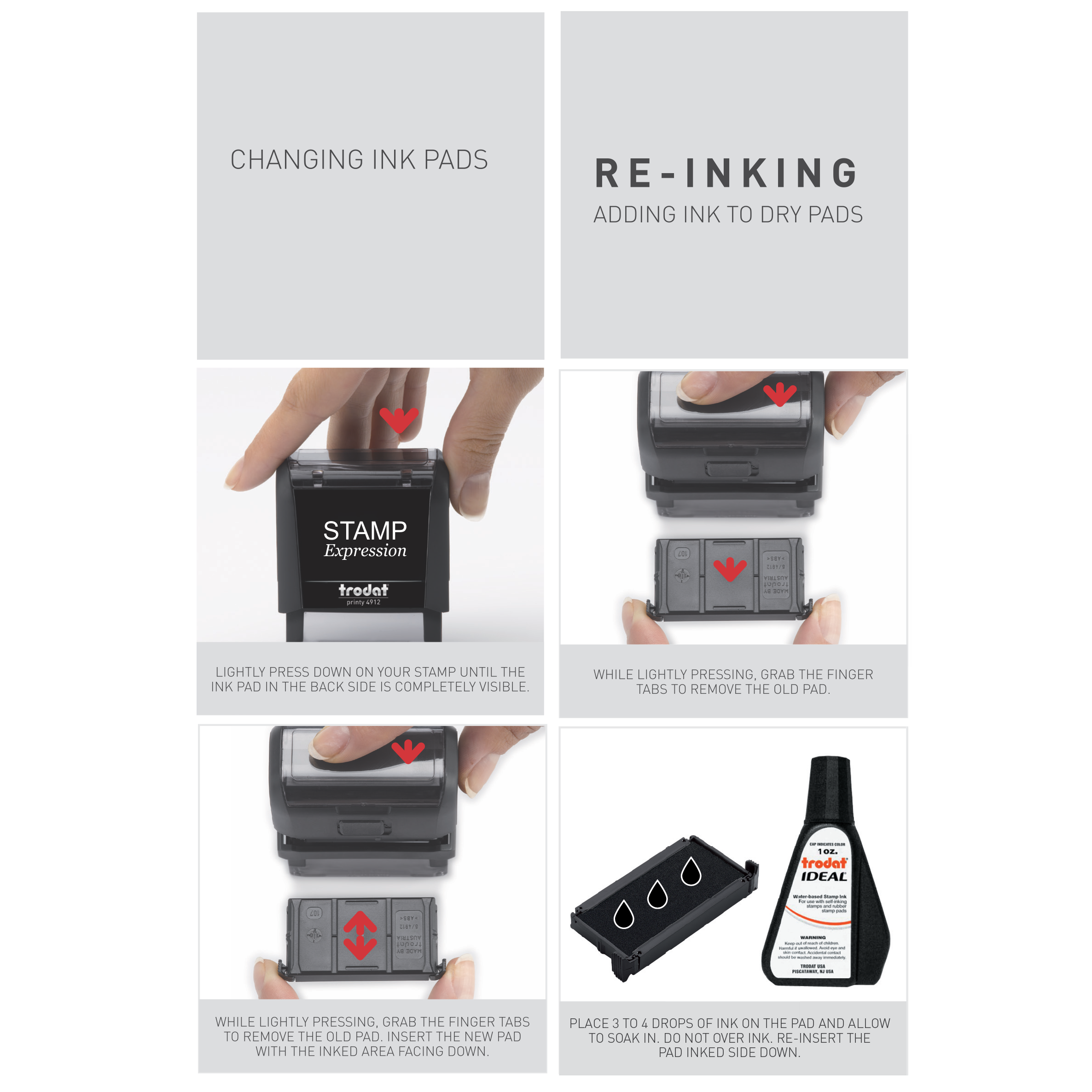 Deadline With Line Office Self Inking Rubber Stamp