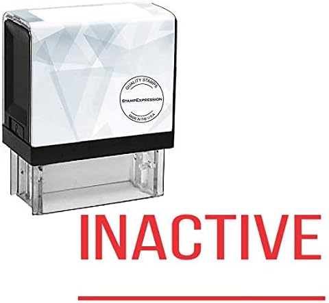 INACTIVE with line Office Self Inking Rubber Stamp (SK-5538)