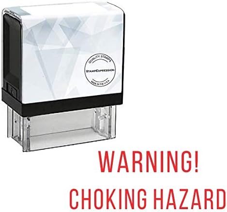 Warning CHOCKING Hazard Office Self Inking Rubber Stamp (SH-5907)