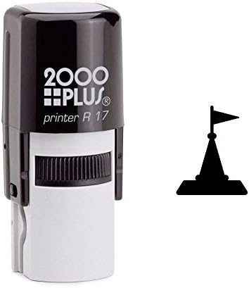 Small Castle Self Inking Rubber Stamp (SH-6305)