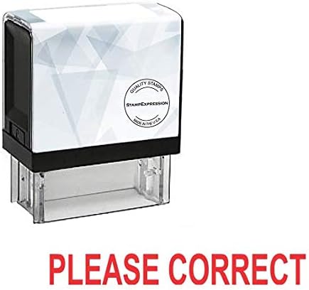 Please Correct Office Self Inking Rubber Stamp (SH-5587)