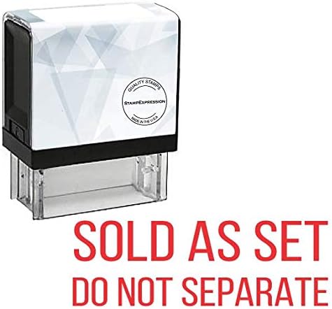 Sold AS Set DO NOT Separate Office Self Inking Rubber Stamp (SH-5957)