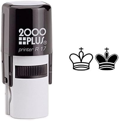 King and Queen Self Inking Rubber Stamp (SH-6490)