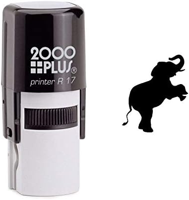 Jumping Elephant Self Inking Rubber Stamp (SH-6837)