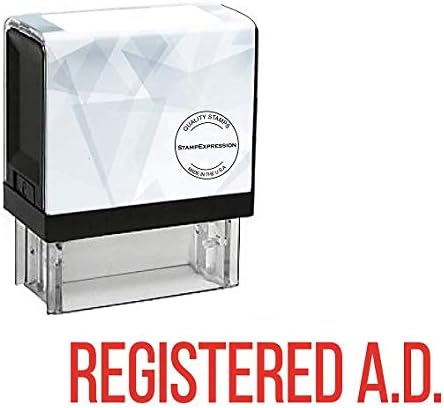 Registered A.D Office Self Inking Rubber Stamp (SH-5097)