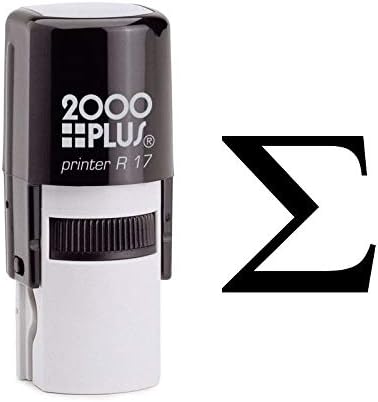 Sigma Greek Alphabet Self Inking Rubber (SH-6901)