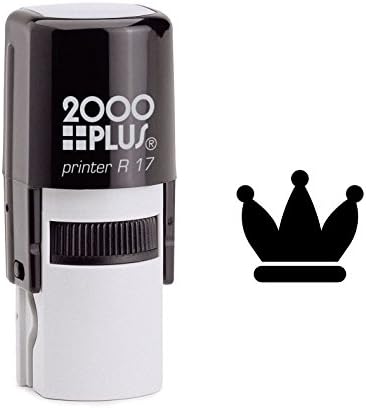 Queen's Crown Chess Piece Self Inking Rubber Stamp (SH-6388)