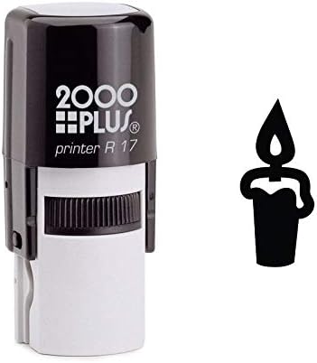 Candle Inking Rubber Stamp (SH-6958)