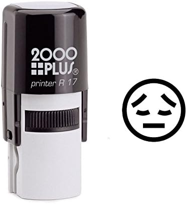 Pained Face Frowning Emoji Self Inking Rubber Stamp (SH-6351)