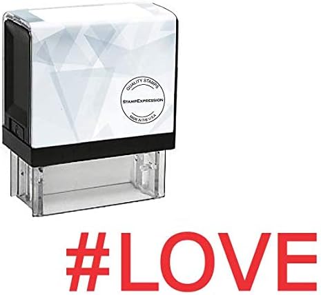 #Love Hashtag Self Inking Rubber Stamp (SH-80078)