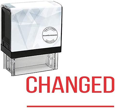 Changed with line Office Self Inking Rubber Stamp (SH-5445)