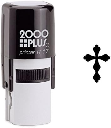 Ornamental Cross Self Inking Rubber Stamp (SH-6299)