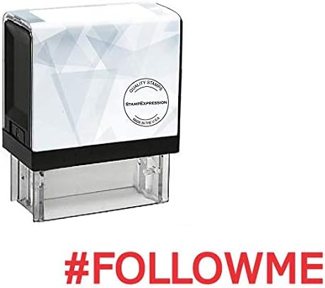 #Follow ME Hashtag Self Inking Rubber Stamp (SH-80071)