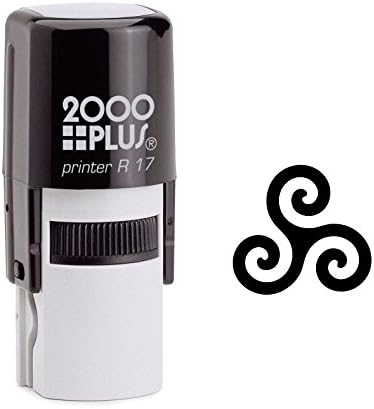 Celtic Symbol Triskelion Self Inking Rubber Stamp (SH-6134)