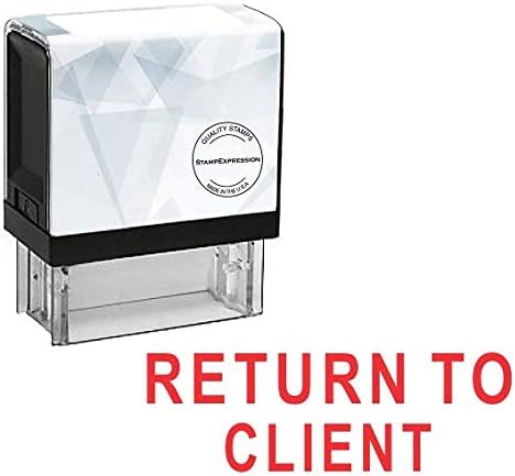 Return to Client Office Self Inking Rubber Stamp (SH-5855)