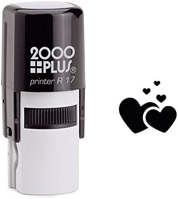 Flying Hearts Self Inking Rubber Stamp (SH-6178)