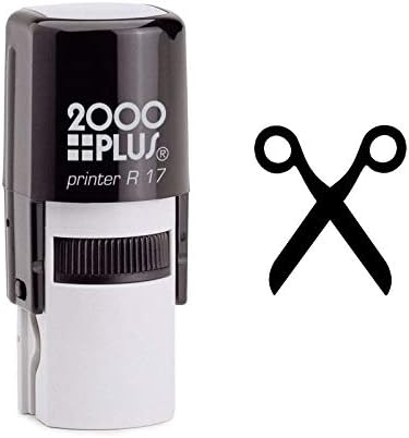 Grooming Hair Dresses Scissors Self Inking Rubber Stamp (SH-6913)