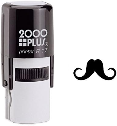 Tall Mustache Self Inking Rubber Stamp (SH-6372)