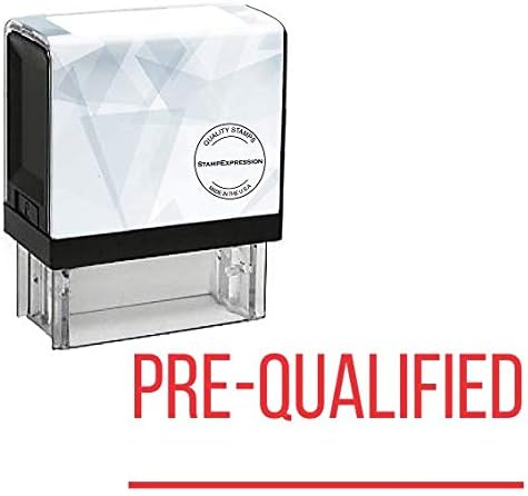 PRE-Qualified with line Office Self Inking Rubber Stamp (SH-5803)