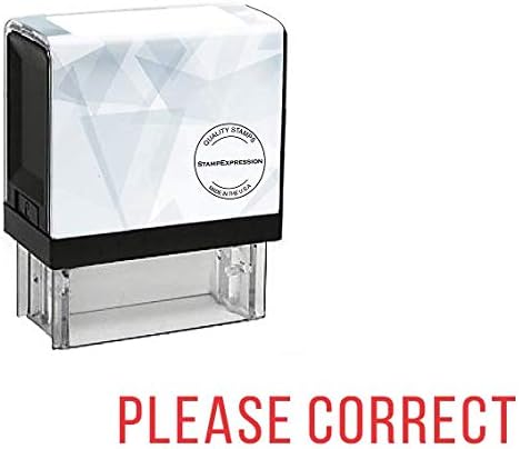 Please Correct Office Self Inking Rubber Stamp (SH-5766)
