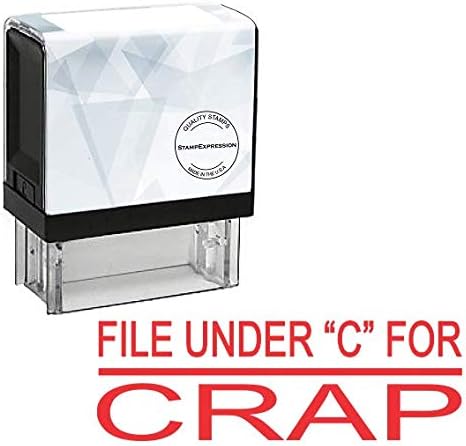 File Under "C" for Crap Office Self Inking Rubber Stamp (SH-80041)