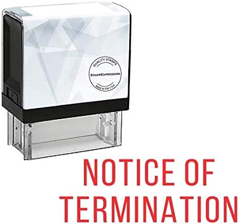 Notice of Termination Office Self Inking Rubber Stamp (SH-5828)
