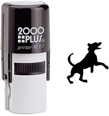Jumping Dog Self Inking Rubber Stamp (SH-6088)