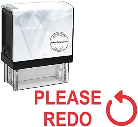 Please Redo Teacher Self Inking Rubber Stamp (SH-5848)