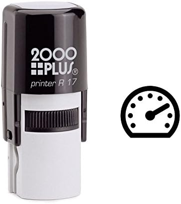 Round Car Speedometer Self Inking Rubber Stamp (SH-6401)