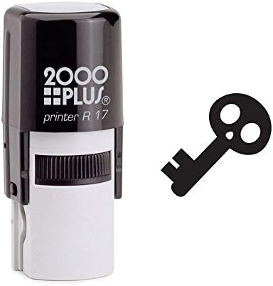 Hallow Lock Key Self Inking Rubber Stamp (SH-6923)