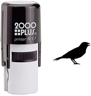 Black Crow Self Inking Rubber Stamp (SH-6080)