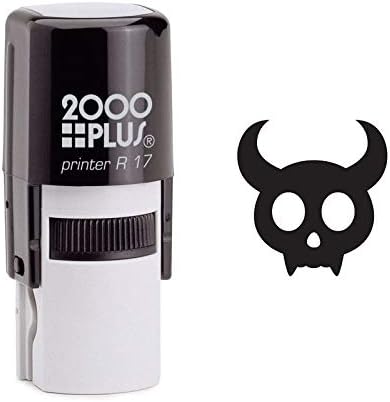 Devil Skull Self Inking Rubber Stamp (SH-6794)