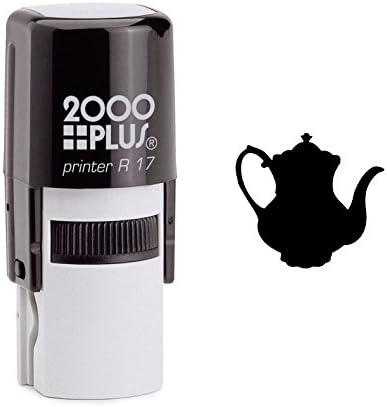 Ornate Teapot Self Inking Rubber Stamp (SH-6454)