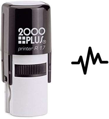 ECG Lines Self Inking Rubber Stamp (SH-6306)