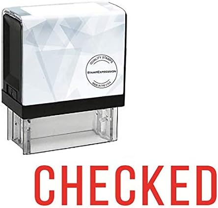 Checked Office Self Inking Rubber Stamp (SH-5089)