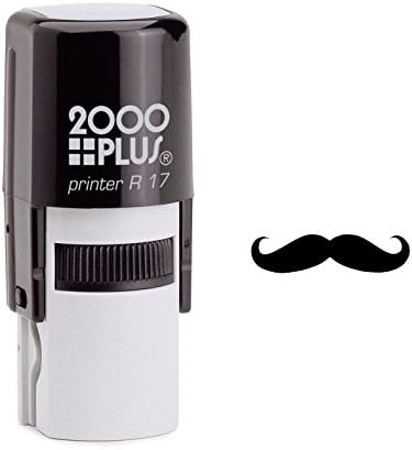 Mustache Silhouette Self Inking Rubber Stamp (SH-6366)