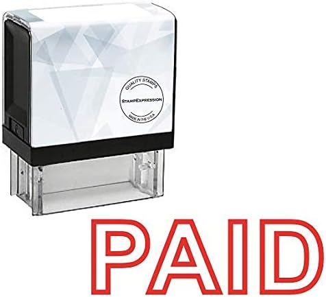 Paid Letters Outline Office Self Inking Rubber Stamp (SH-5069)