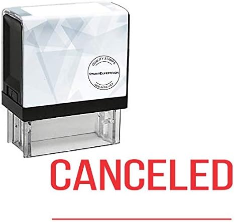 Cancelled with Line Office Self Inking Rubber Stamp (SH-5246)