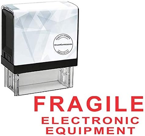 Fragile Electronic Equipment Self Inking Rubber Stamp (SH-5891)