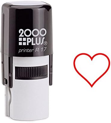 Red Heart Love Self Inking Rubber Stamp (SH-6054)