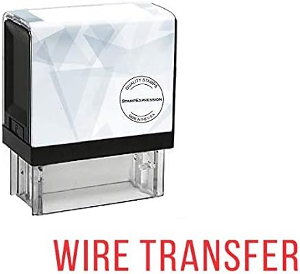 Wire Transfer Office Self Inking Rubber Stamp (SH-5796)