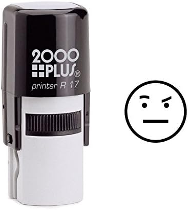 Annoyed Emoji Self Inking Rubber Stamp (SH-6338)