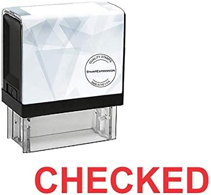 Checked Office Self Inking Rubber Stamp (SH-5456)