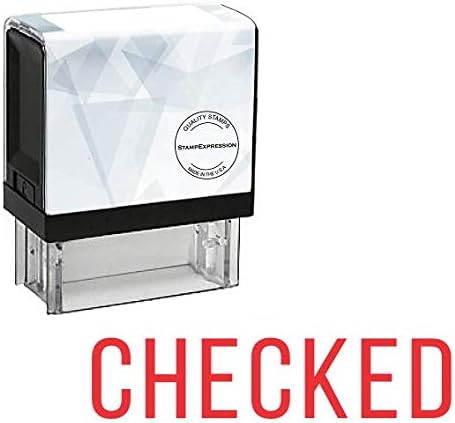 Checked Office Self Inking Rubber Stamp (SH-5433)