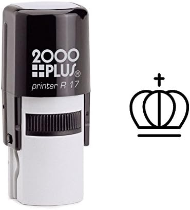 White King's Crown Chess Piece Self Inking Rubber Stamp (SH-6289)