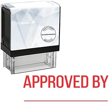 Approved by with Line Office Self Inking Rubber Stamp (SH-5206)